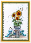 Sunflower Pail Card